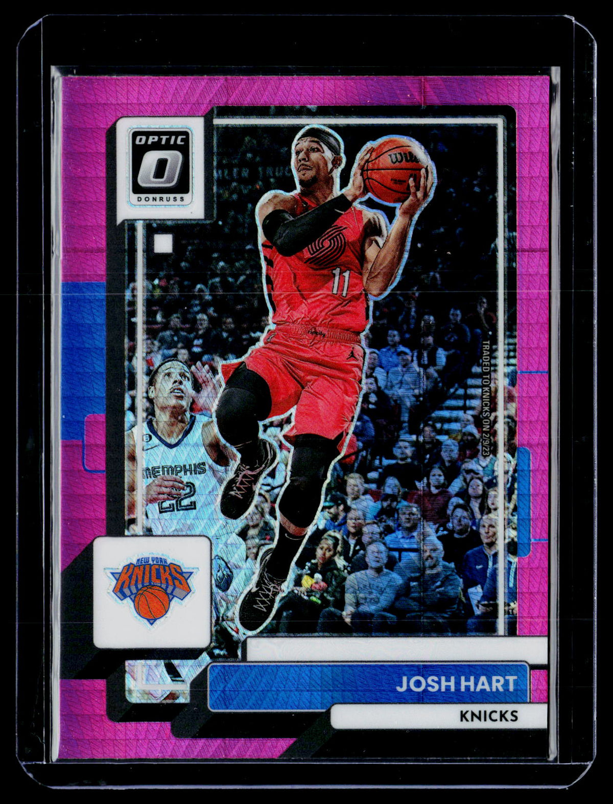 2022-23 Panini Donruss Optic Basketball Josh Hart #55 New York Knicks - front