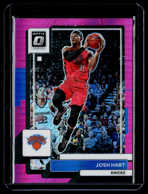 2022-23 Panini Donruss Optic Basketball Josh Hart #55 New York Knicks - front
