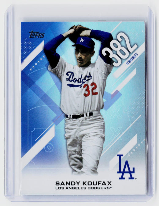 2026 Topps Cooperstown Collection Cooperstown Numbers CN-15 Sandy Koufax - front
