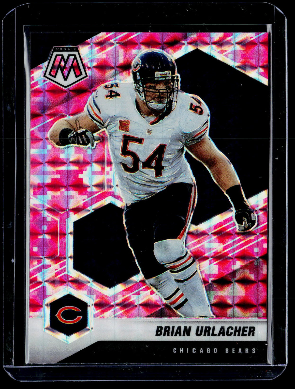 2021 Panini Mosaic Football Brian Urlacher #41 Chicago Bears - front