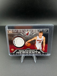 2024-25 Topps Rookie Remnants Kasparas Jakucionis RRR-KJ Miami Heat Rookie Memorabilia Card - front