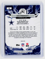 2026 Topps R Football Dak Prescott Refractor #24 Dallas Cowboys - back