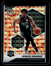 2020-21 Panini Mosaic Spencer Dinwiddie #6 Brooklyn Nets - front