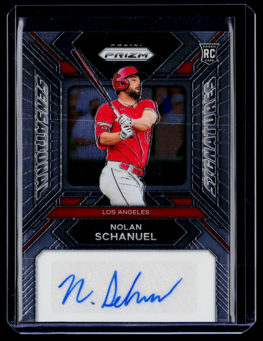 2024 Panini Prizm Baseball Signatures Nolan Schanuel Rookie Auto #SS-NS - front