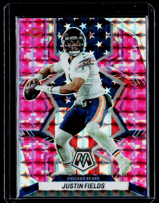 2022 Panini Mosaic Football Justin Fields #268 Chicago Bears - front