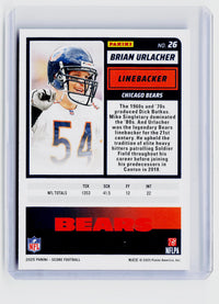 2025 Panini Score Football Brian Urlacher Showcase #26 /250 Bears - back