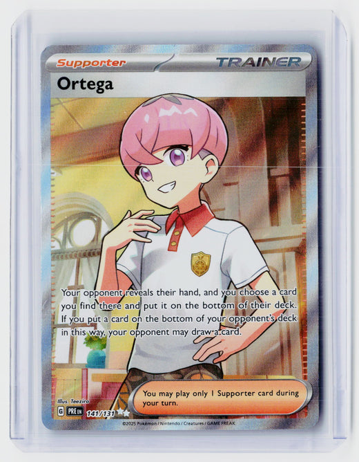2025 Pokémon Prismatic Evolutions Ortega Special Illustration Rare 141/131 - front