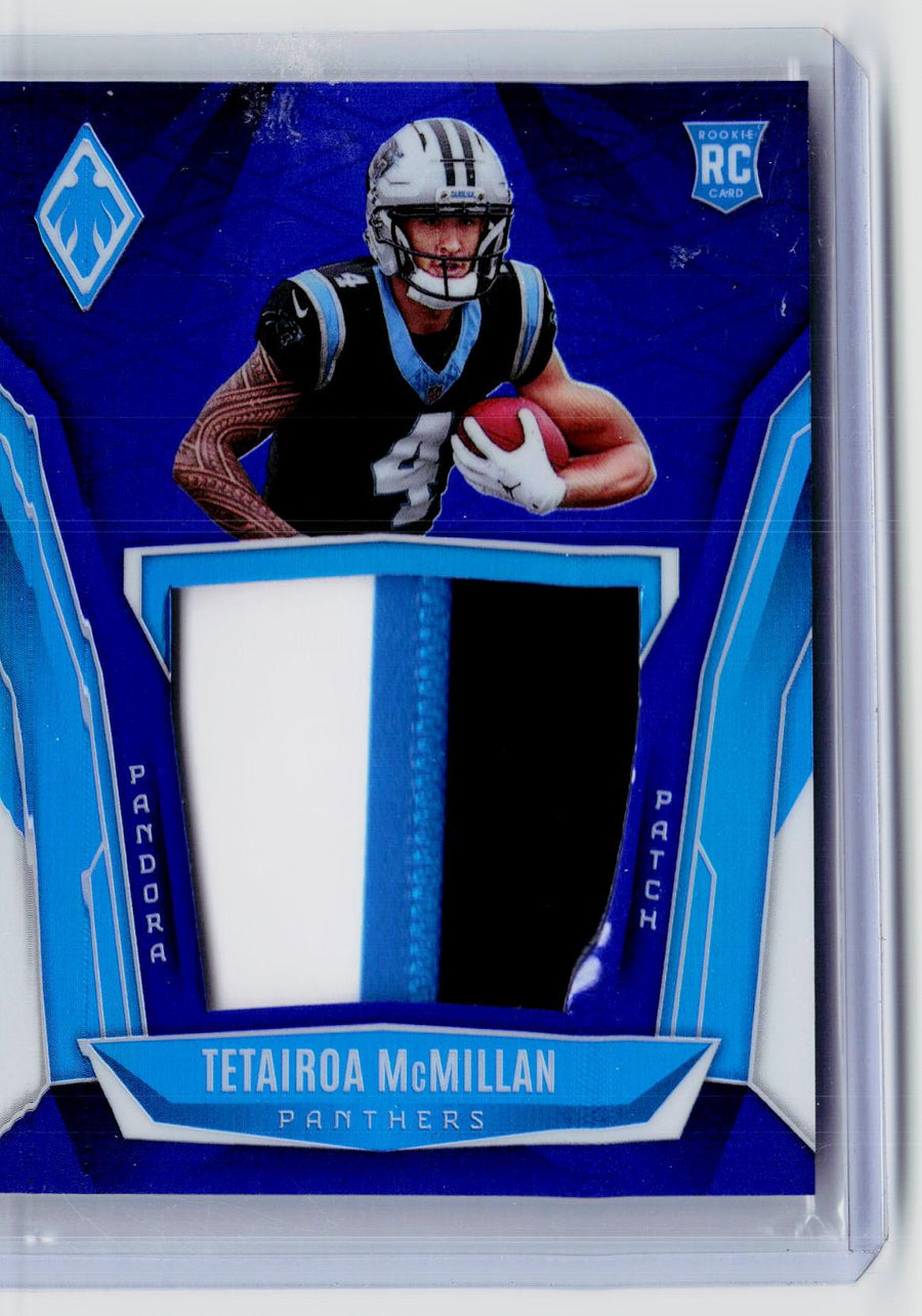 2025 Panini Phoenix Pandora Patch Rookie Memorabilia Tetairoa McMillan #PAP-TMN /199 - front