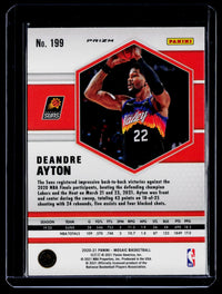 2020-21 Panini Mosaic Basketball Deandre Ayton #199 Phoenix Suns - back