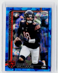 2025 Topps Chrome Caleb Williams #52 Lightboard Logo & Team Camo Variations Bears - front
