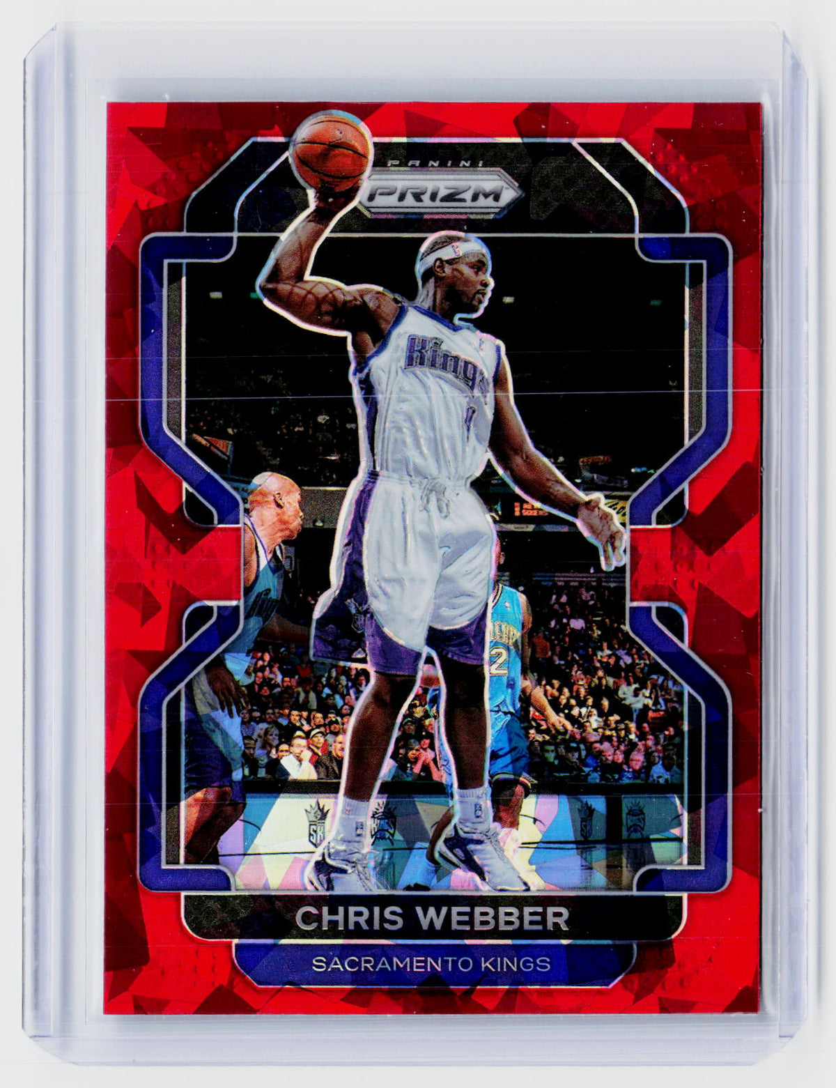 2021-22 Panini Prizm Basketball Chris Webber Red Ice #263 Sacramento Kings - front