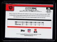 2025 Topps Chrome Refractor Montez Sweat #56 Chicago Bears - back