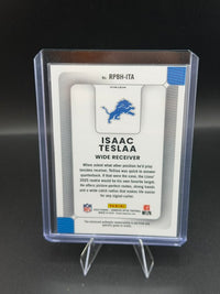 2025 Panini Donruss Optic Rookie Phenom Isaac TeSlaa Blue Hyper Prizm RPBH-ITA - back
