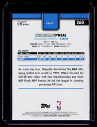 2025 Topps Basketball Shaquille O'Neal #260 Orlando Magic - back