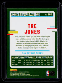 2023 Panini Donruss Basketball Tre Jones #161 Spurs - back
