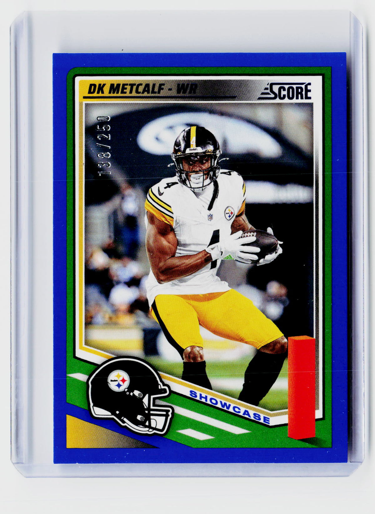 2025 Panini Score Football Showcase DK Metcalf #264 Steelers /250 - front