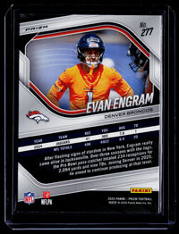 2025 Panini Prizm Football Evan Engram Denver Broncos #277 - back