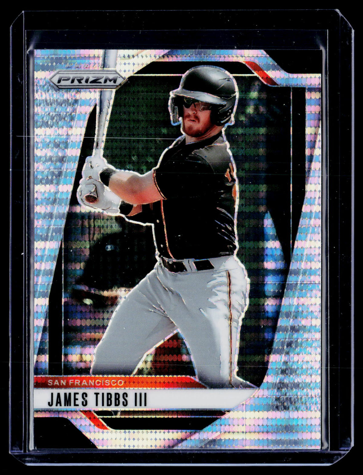 2025 Panini Prizm Baseball James Tibbs III Pulsar Prizms #292 /499 - front