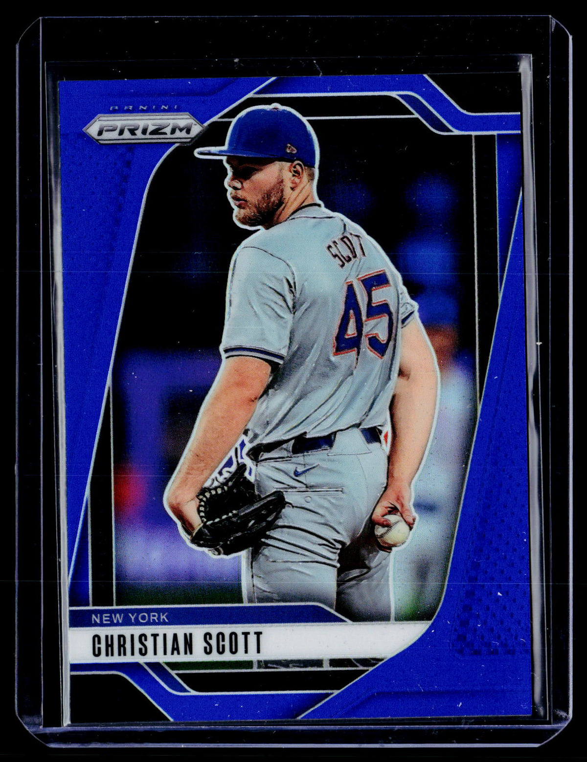 2025 Panini Prizm Baseball Christian Scott Blue Prizm #92 /199 - front