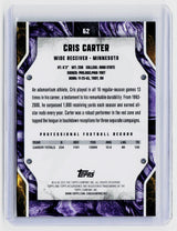 2025 Topps Resurgence Cris Carter #62 /50 Minnesota Vikings - back