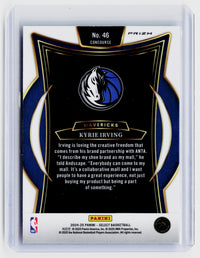2024-25 Panini Select Basketball Kyrie Irving Concourse #46 Dallas Mavericks - back