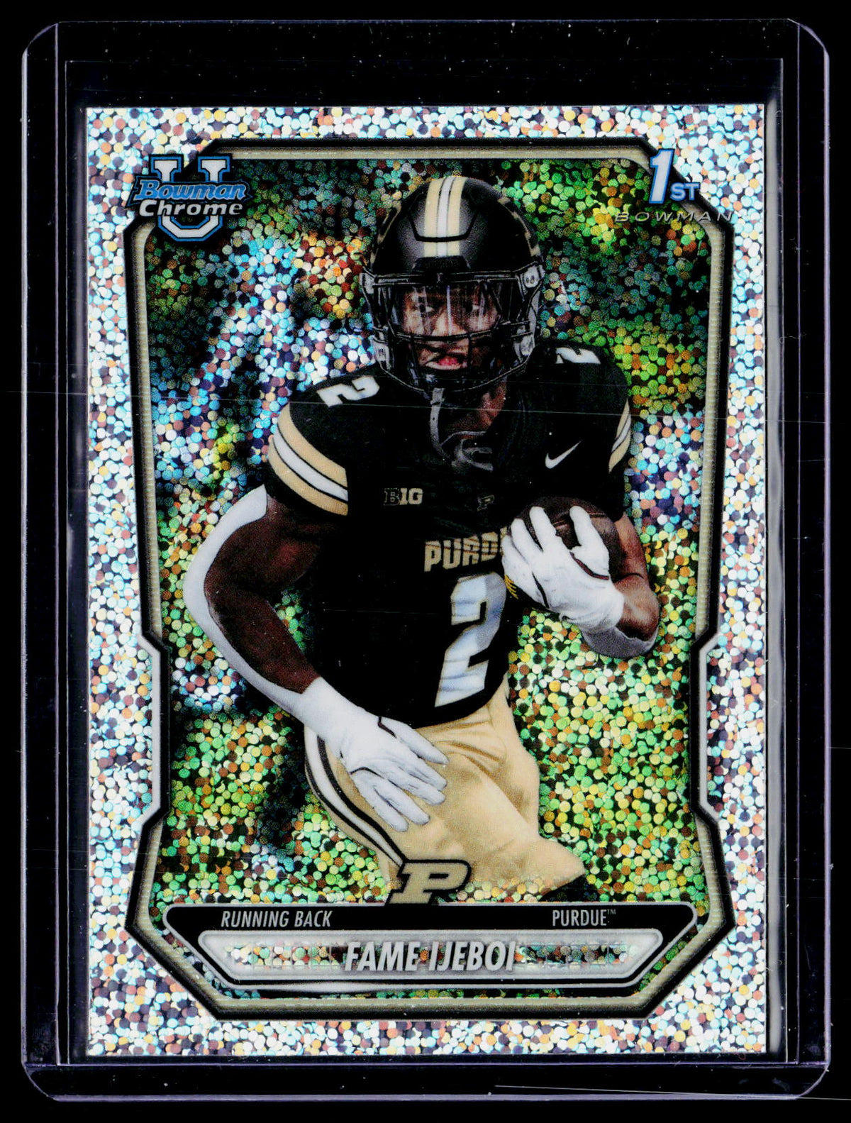 2026 Topps Bowman Chrome Chrome Prospects Fame Ijeboi BCP-97 Speckle Refractor - front