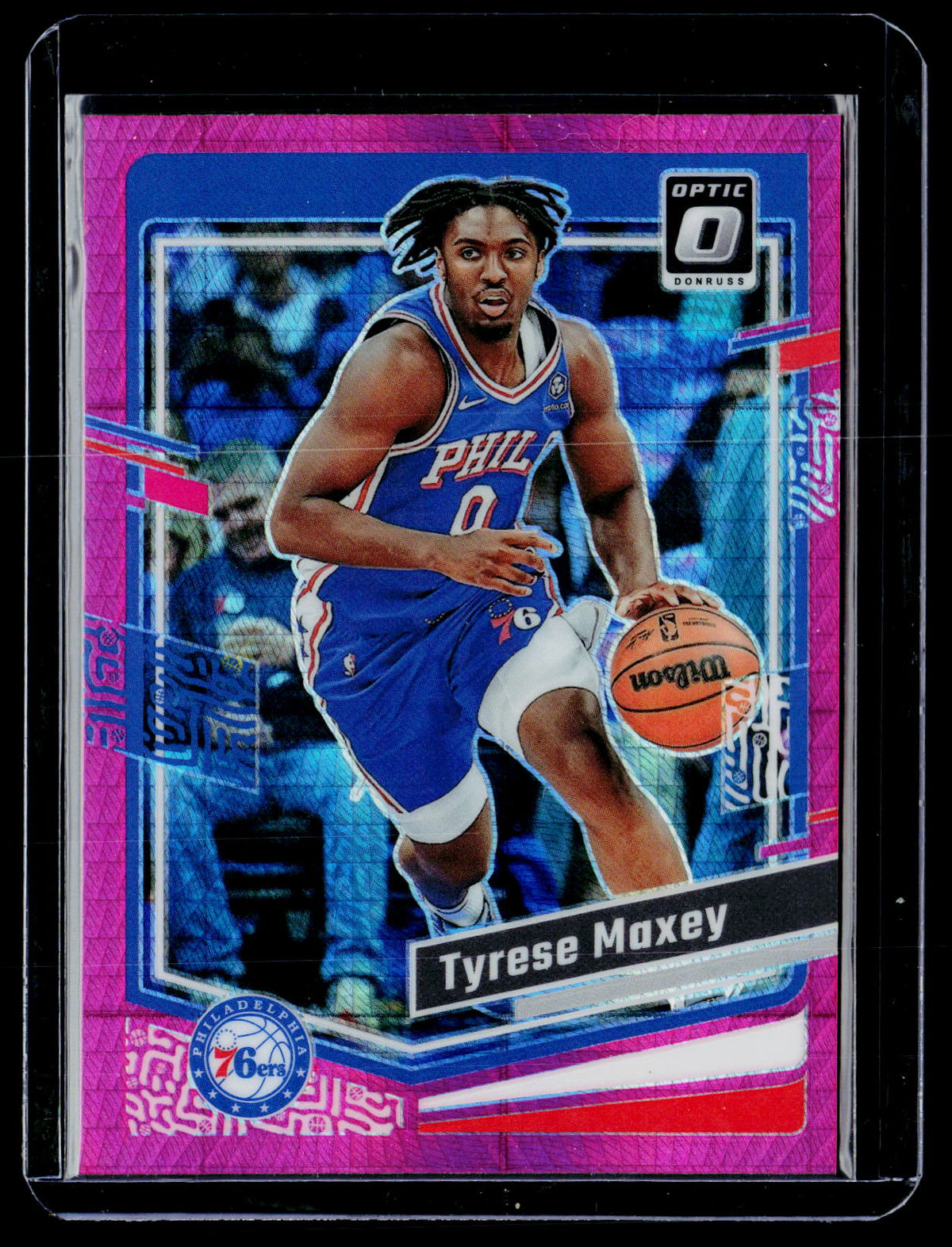 2023-24 Panini Donruss Optic Basketball Tyrese Maxey #70 - front