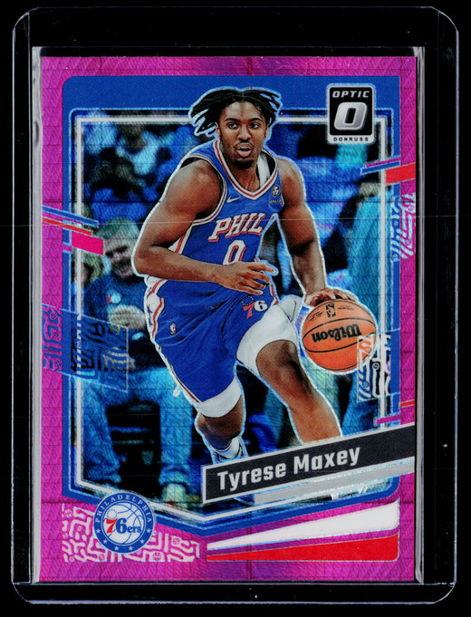 2023-24 Panini Donruss Optic Basketball Tyrese Maxey #70 - front