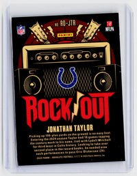 2024 Panini Absolute Football Rookie Jonathan Taylor #RO-JTR Indianapolis Colts - back
