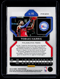 2021-22 Panini Prizm Basketball Tobias Harris #145 - back