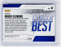 2026 Panini Donruss Elite Baseball Career Best Roger Clemens #14 Toronto Blue Jays - back