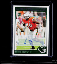 2024 Panini Score Football Rookie Signatures Autograph Leonard Taylor III #396 - front