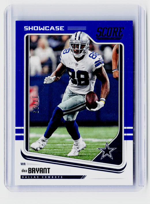 2018 Panini Score Football Showcase Dez Bryant #86 /99 - front