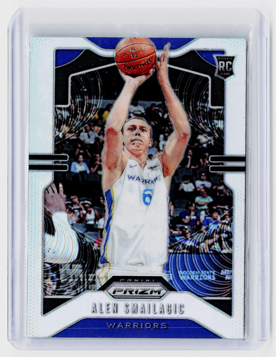 2019-20 Panini Prizm Alen Smailagic Rookie Card #299 Golden State Warriors - front