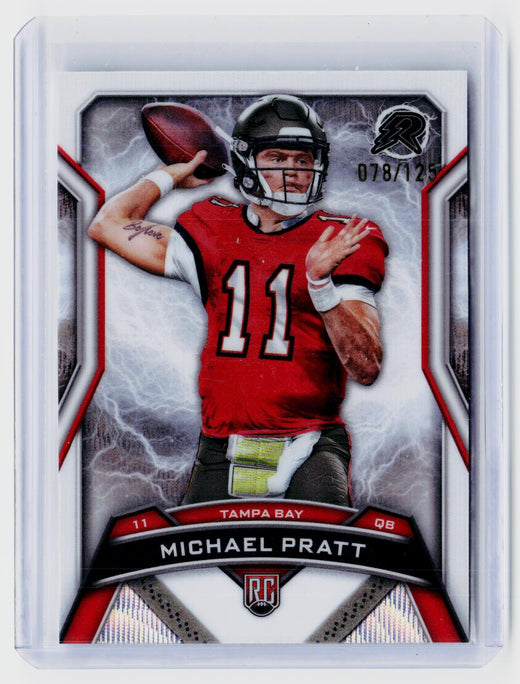 2025 Topps Resurgence Michael Pratt Rookie Card #131 /125 Tampa Bay Buccaneers - front