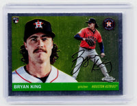 2025 Topps Chrome Bryan King Rookie Card Houston Astros - front