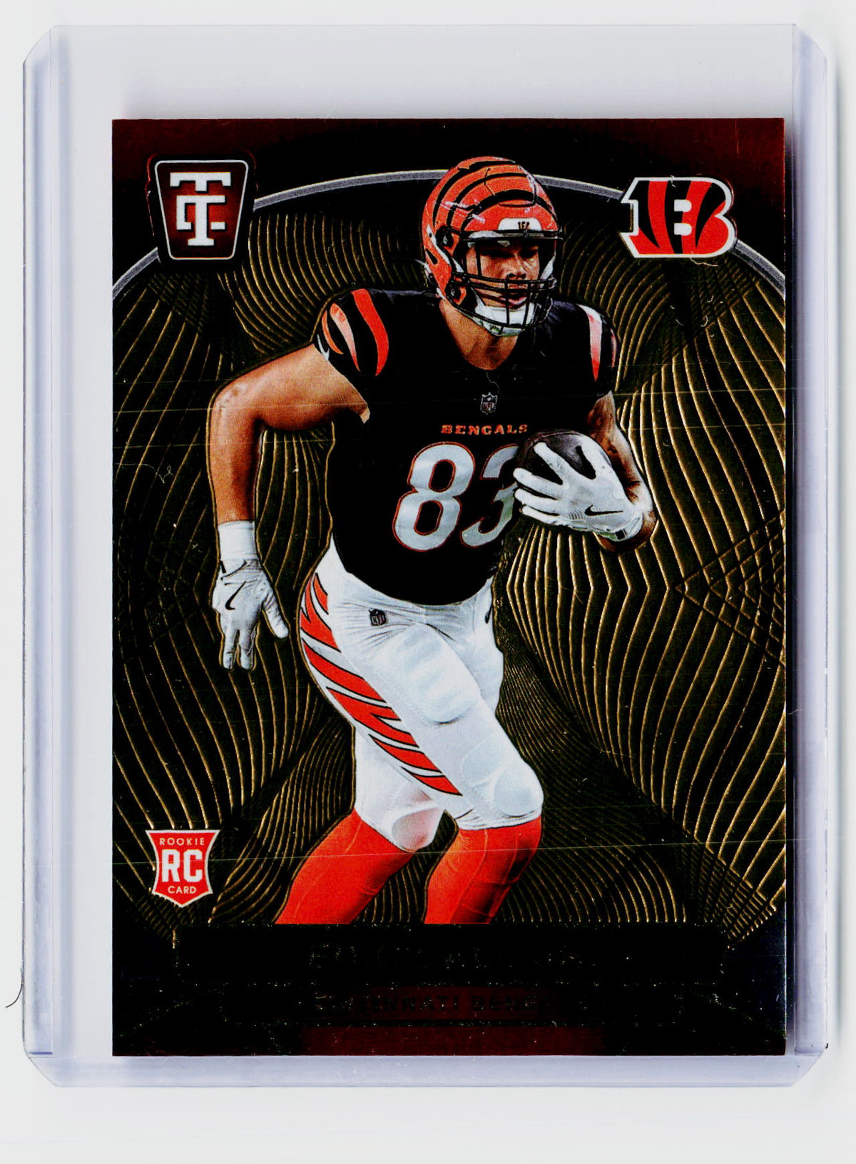 2024 Panini Totally Certified Erick All Jr. Rookie Mirror Neon Orange #125 /399 - front