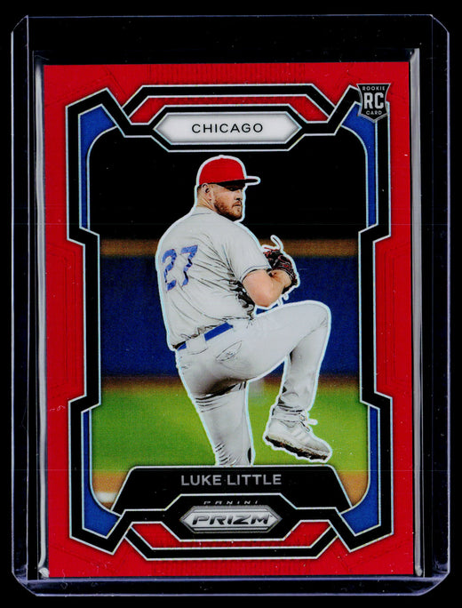 2024 Panini Prizm Baseball Luke Little Red Prizm Rookie #72 /299 - front