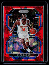 2021-22 Panini Prizm Basketball Alec Burks Red White and Blue #65 - front
