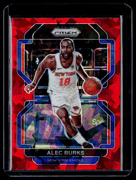 2021-22 Panini Prizm Basketball Alec Burks Red White and Blue #65 - front