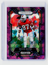 2024 Panini Prizm Draft Picks Reggie Wayne #55 Purple Ice Prizm /149 - front