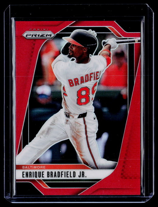 2025 Panini Prizm Baseball Enrique Bradfield Jr. #192 Red Prizm /299 - front