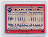 2026 Topps Chrome 1991 Topps Baseball Elly De La Cruz #91CB-7 Cincinnati Reds - back