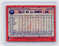 2026 Topps Chrome 1991 Topps Baseball Elly De La Cruz #91CB-7 Cincinnati Reds - back