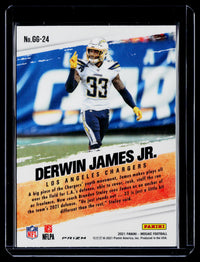 2021 Panini Mosaic Football Got Game? Derwin James Jr. GG-24 - back
