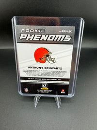 2021 Panini Donruss Rookie Phenom Jerseys Anthony Schwartz RPJ-ASC Rookie Card - back