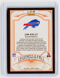 2020 Panini Donruss Legends of the Fall Jim Kelly Buffalo Bills #LF-JK - back