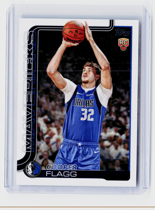 2025 Topps Basketball Cooper Flagg RC #201 Dallas Mavericks - front