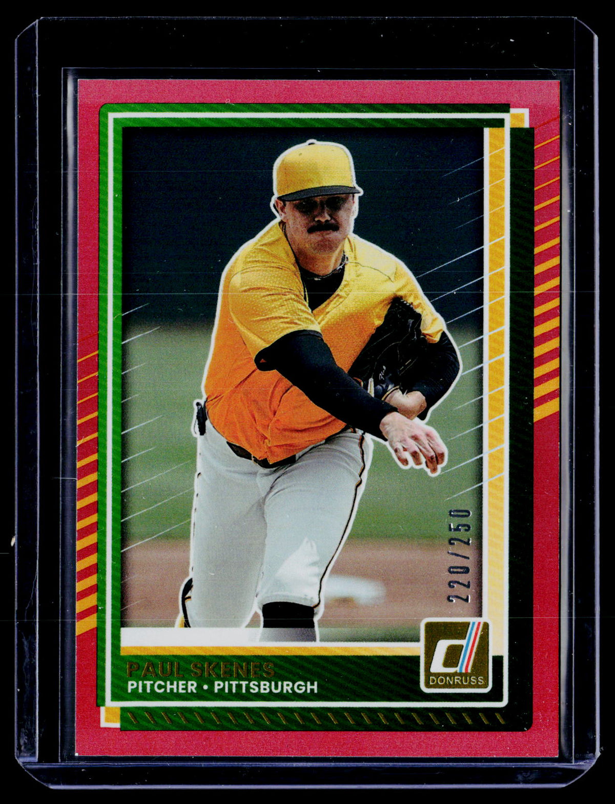 2025 Panini Donruss Baseball Paul Skenes Stars #29 Serial 211/250 - front