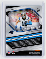 2025 Panini Prizm Football Adam Thielen Disco Prizm #189 Carolina Panthers - back